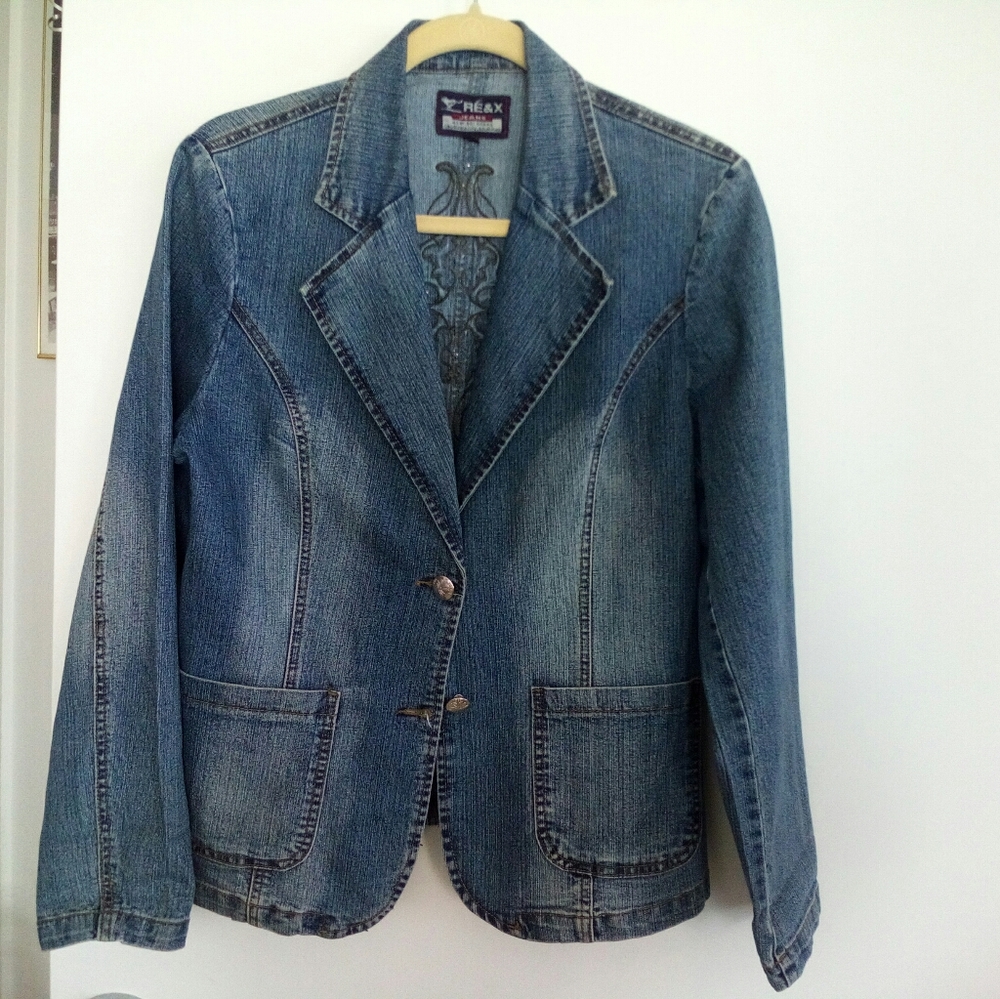 Denim blazer